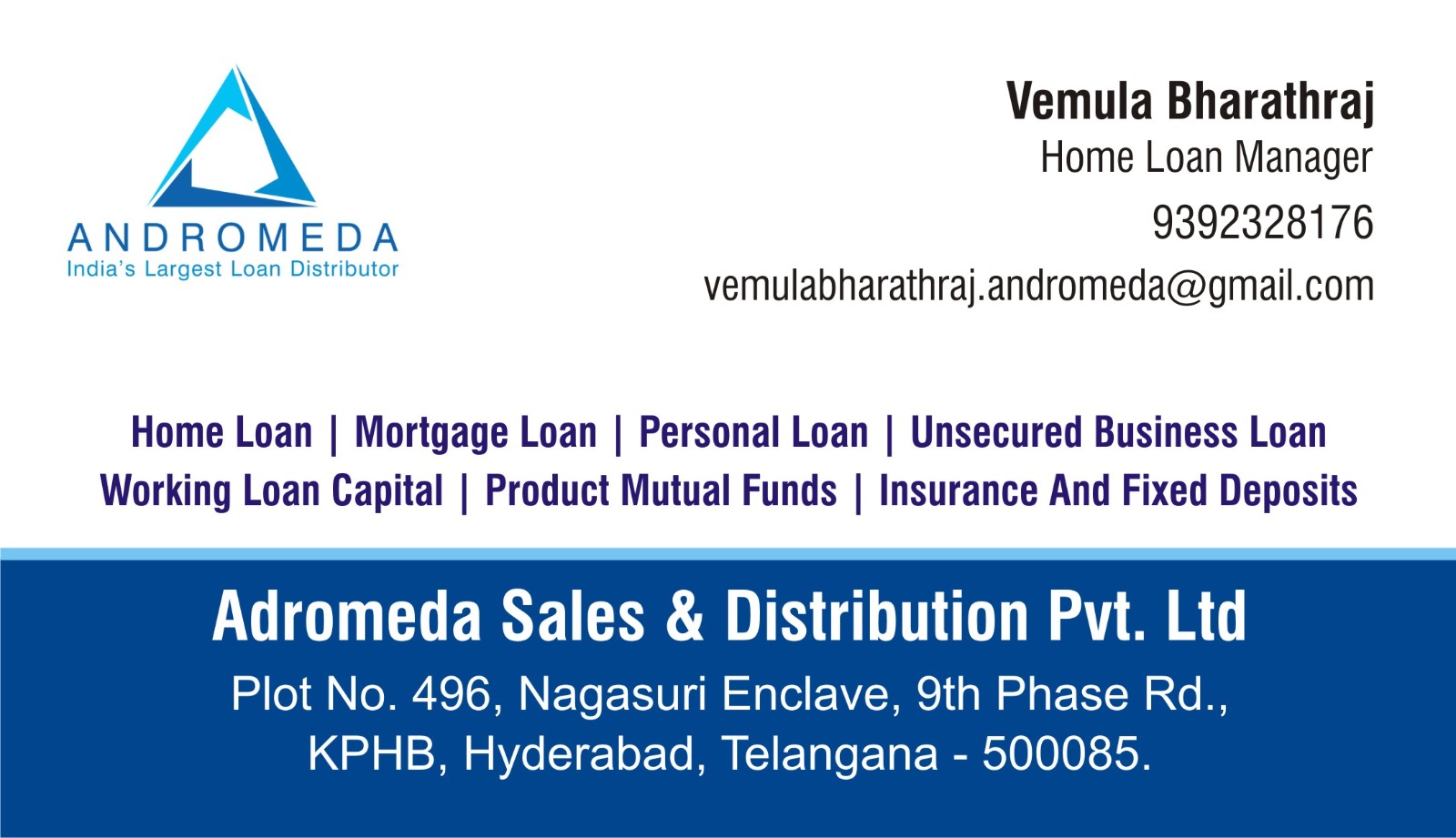 ANDROMEDA SALES AND DISTRIBUTOR