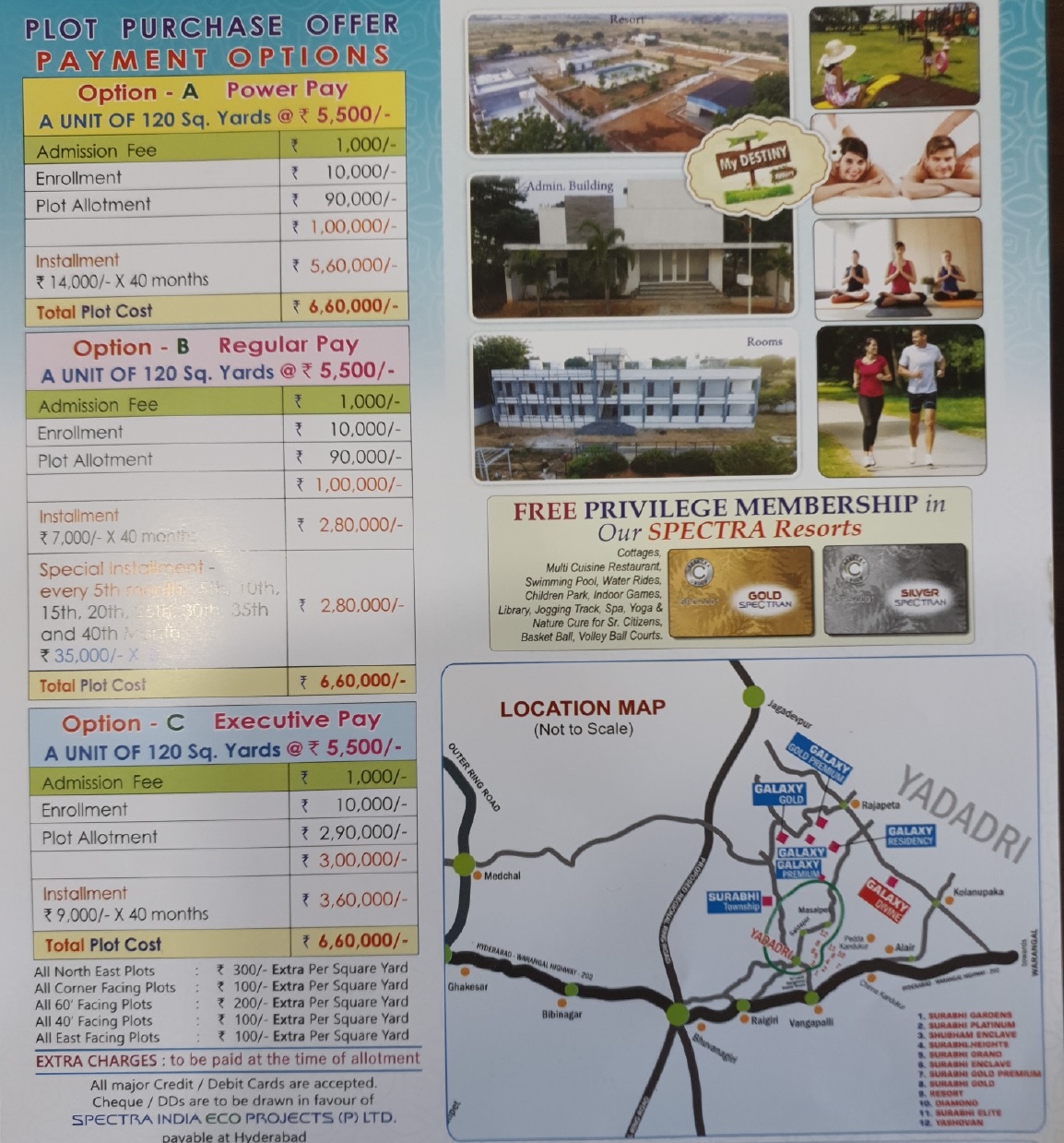 open Plots in Meerkhanpet- near skill development university , 4th city Srisailam Highway