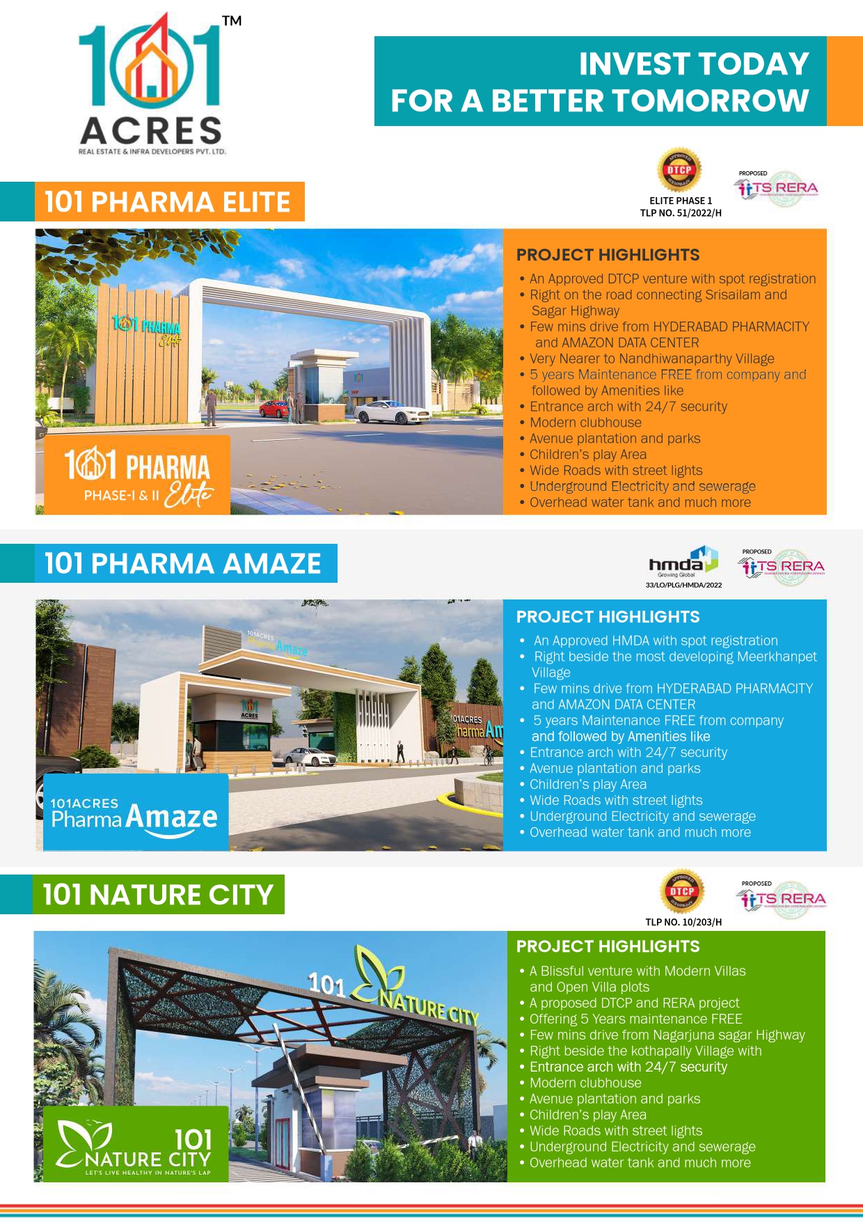 Fully approved DTCP plots for sale at Balanagar, Shadnagar