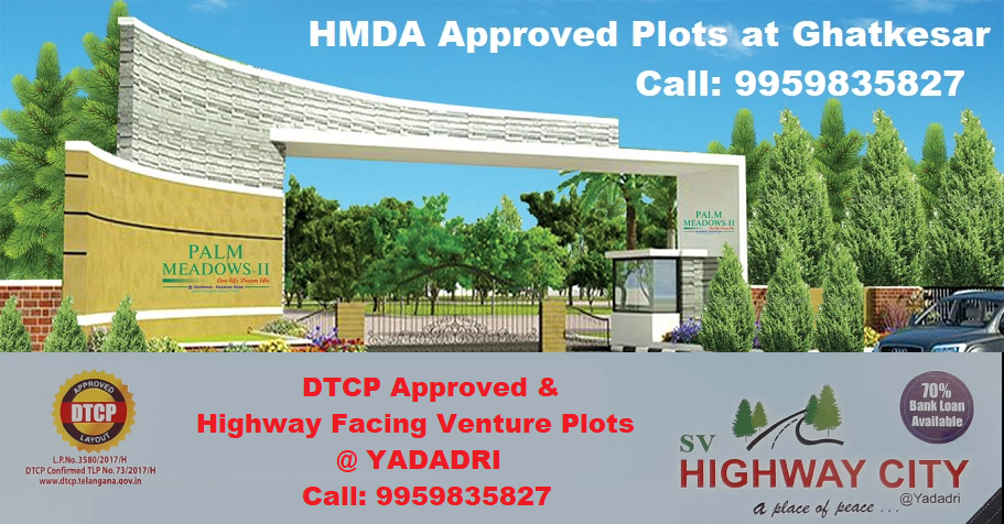 HMDA APPROVED READY TO CONSTRUCTION PLOTS FOR SALE AT EXIT 14 TUKKUGUDA NEAR ORR