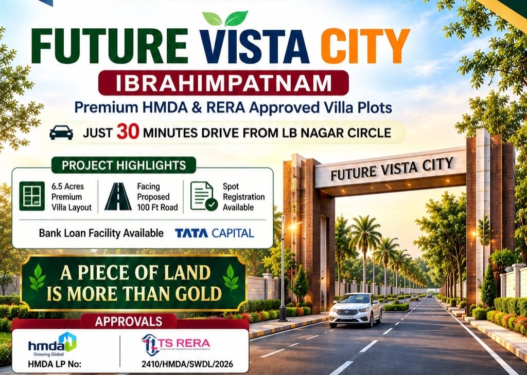 HMDA Approved Plots at Ibrahimpatnam town on Sagar Highway